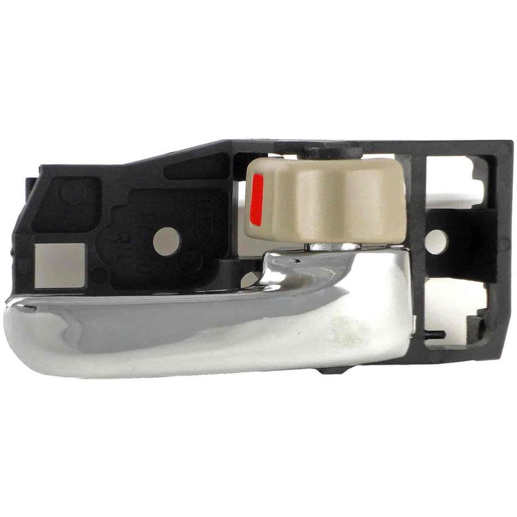 Interior Door Handle Front Right Rear Right Beige and Chrome