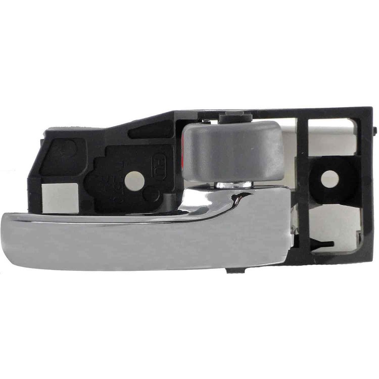 Interior Door Handle Front Right Rear Right Gray and Chrome
