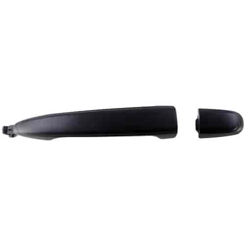 Exterior Door Handle Rear Left Rear Right Smooth Black