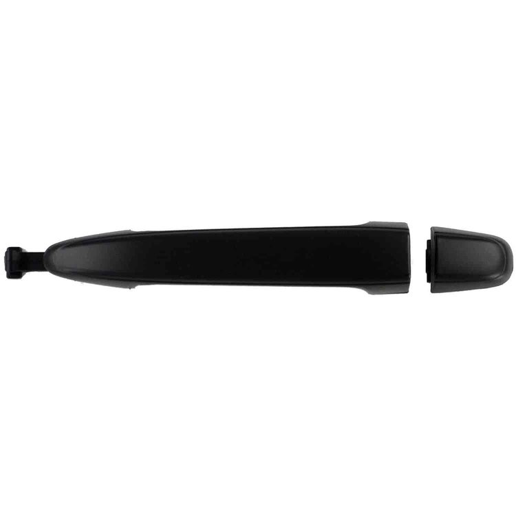 Exterior Door Handle Rear Left Rear Right Smooth Black