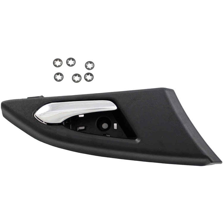 Interior Door Handle Black/Chrome With Memory