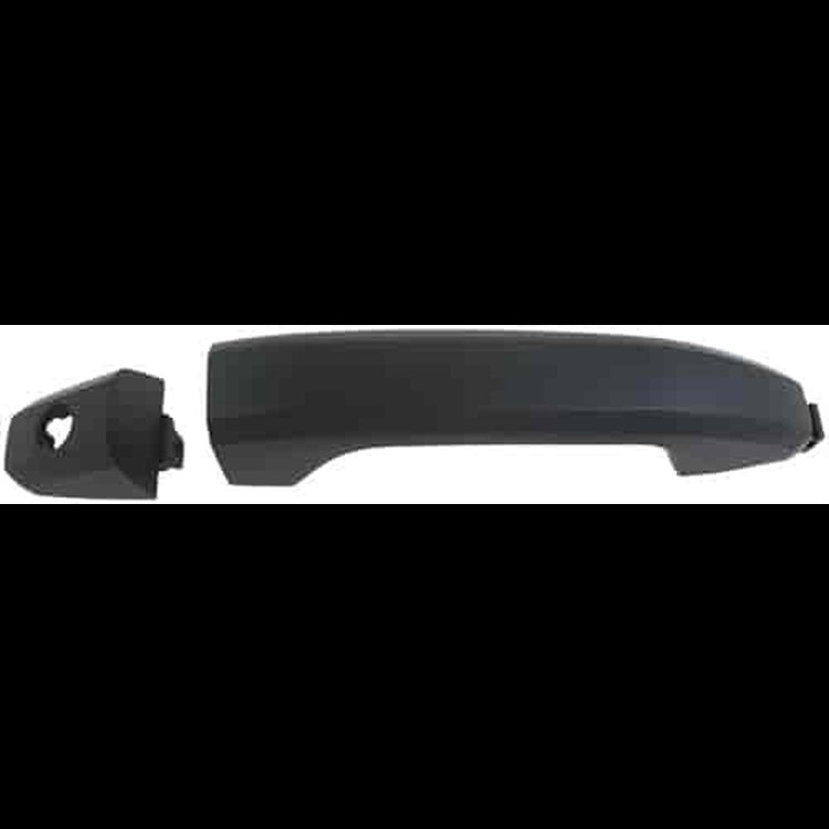 Exterior Door Handle Front Left Without Passive Entry Smooth Black