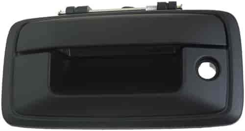 Tailgate Handle Textured Black With Keyhole