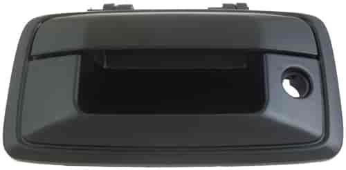 Tailgate Handle Smooth Black With Key Hole
