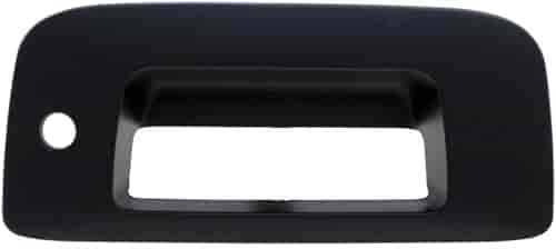 Tailgate Handle Bezel Smooth Black With Keyhole