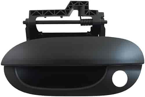 Exterior Door Handle Front Left Smooth Black