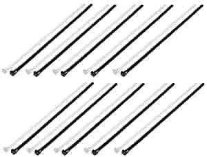83762 12 in. Reusable Black and White Wire Ties