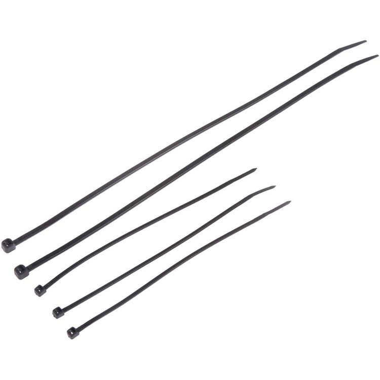 83777 6 and 11 Inch Black Wire Ties