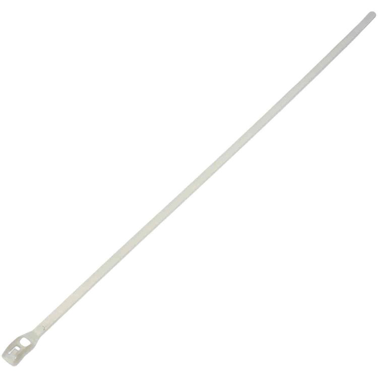 83918 8 and 11 in. White Low Profile Wire Ties