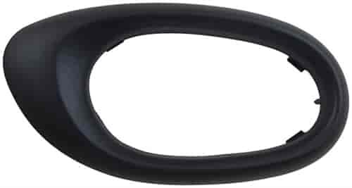 Interior Door Bezel Rear Left Textured Black
