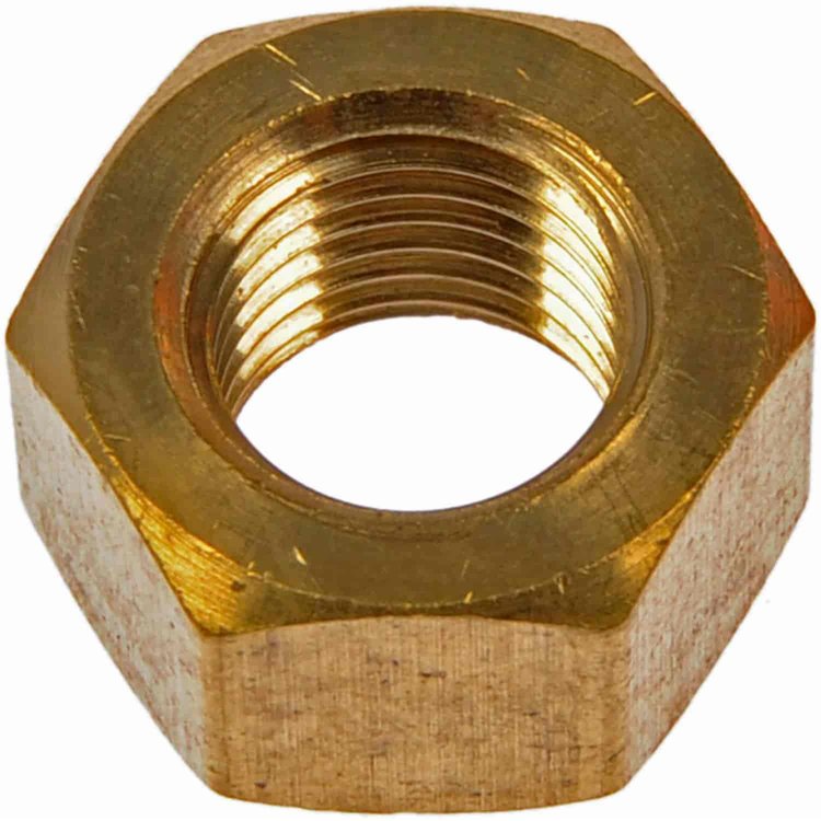 849-003 Hex Nuts - Stud (Brass and Steel) - 3/8-24in.