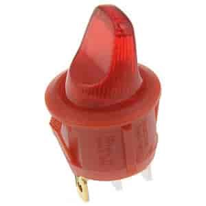 84904 Red Body/Red Toggle Full Glow Switches