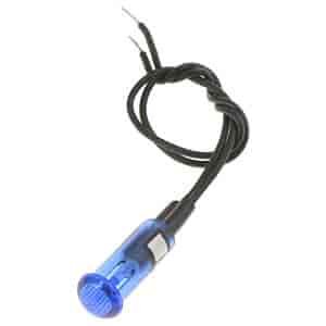 84911 Blue Round Mini Bezel-Free Light Indicator