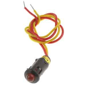 84918 Red Alarm LED Light Indicator; Black