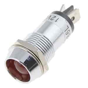 9/16" LED Indicator Light Length: 0.75"