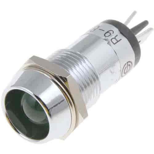 9/16" LED Indicator Light Length: 0.75"