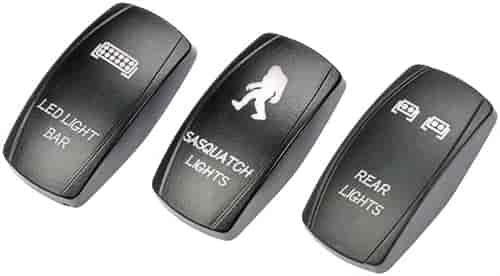 84948 Electrical Switch Rocker Covers Rear Light Bar Sasquatch