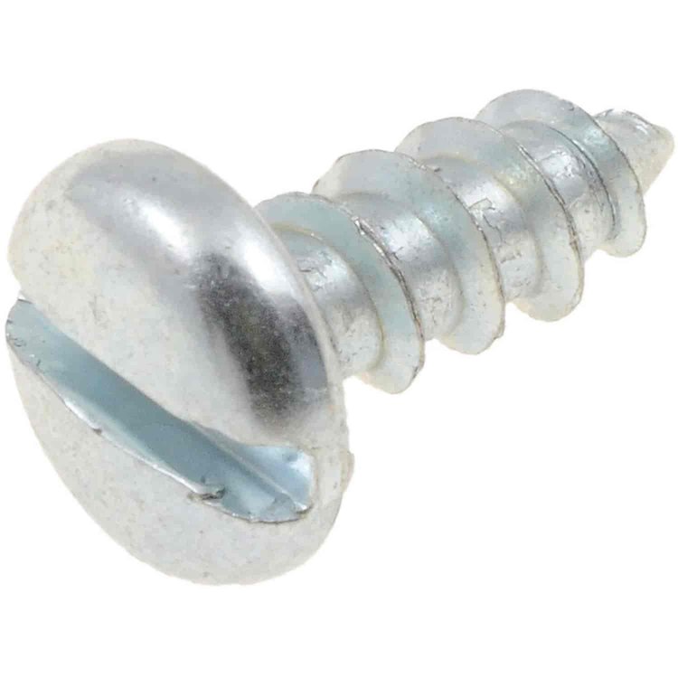 851-103 Sheet Metal Screw-Slotted Pan Head-No. 10 x 1/2 in.; Zinc