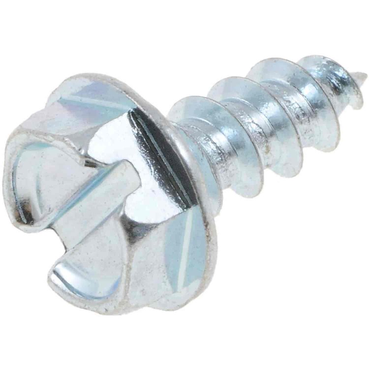851-300 Sheet Metal Screw-Hex Washer Head Head-No. 10 x 1/2 in.; Zinc