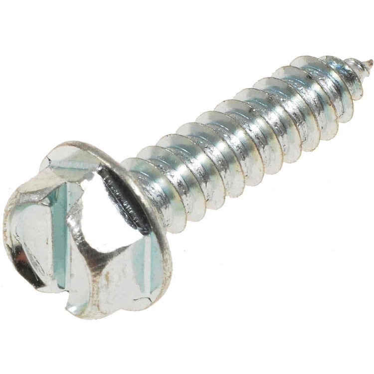 851-304 Sheet Metal Screw-Hex Washer Head Head-No. 14 x 1 in.; Zinc
