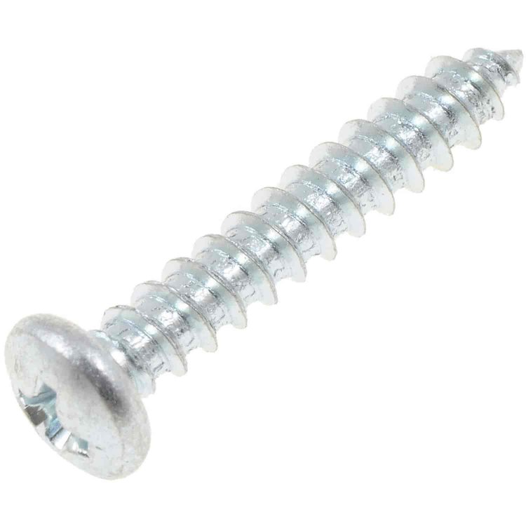 851-402 Sheet Metal Screw-Phillips Oval Head-No. 8 x 1 in.; Zinc