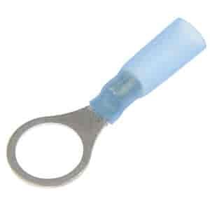 85218 16-14 Gauge Ring Waterproof Terminal, 3/8 in., Blue