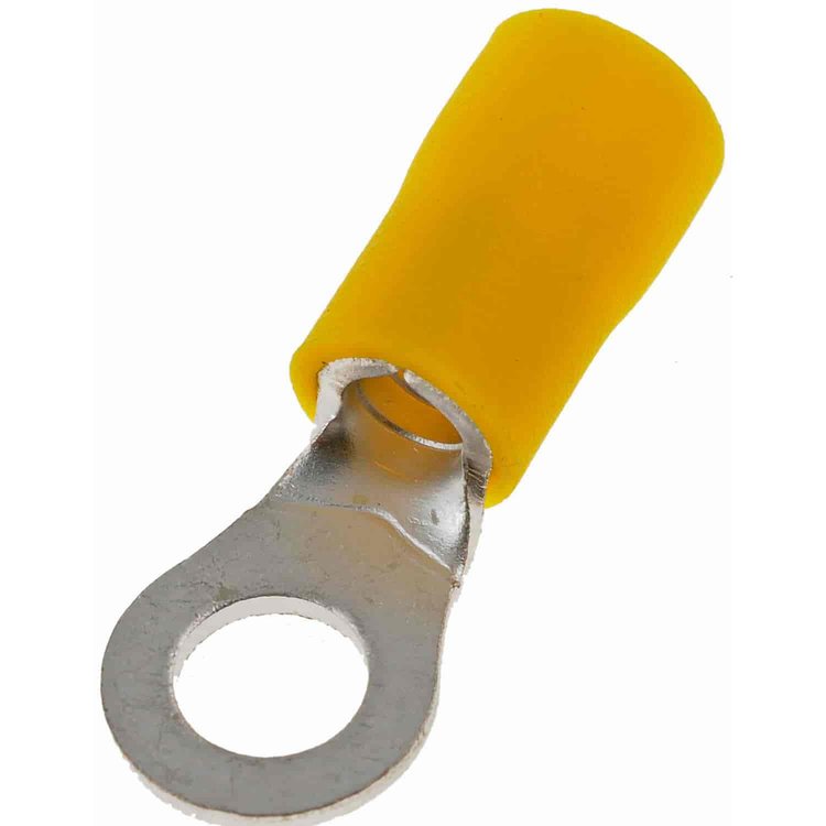 85414 12-10 Gauge Ring Terminal, No. 10, Yellow
