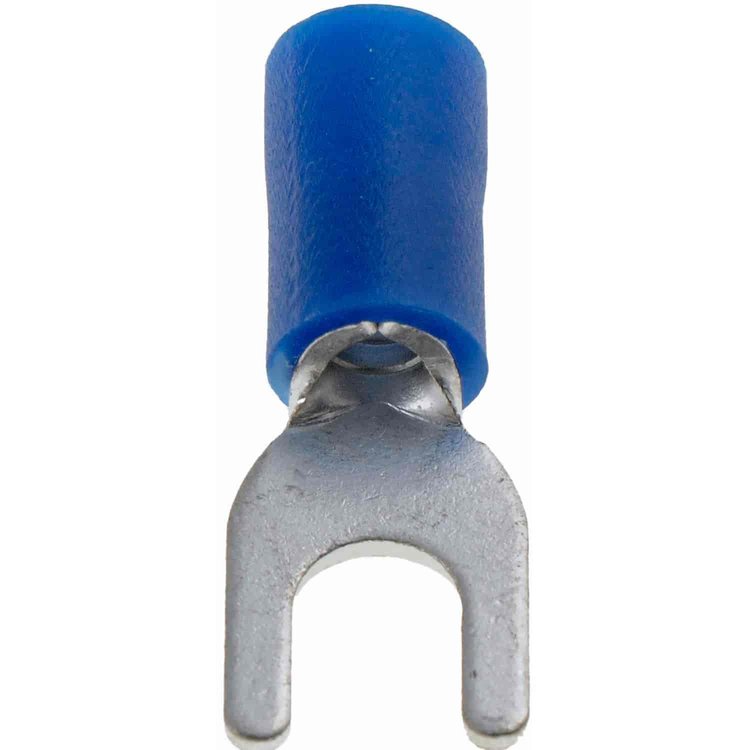 85422 16-14 Gauge Spade Terminal, No. 8, Blue