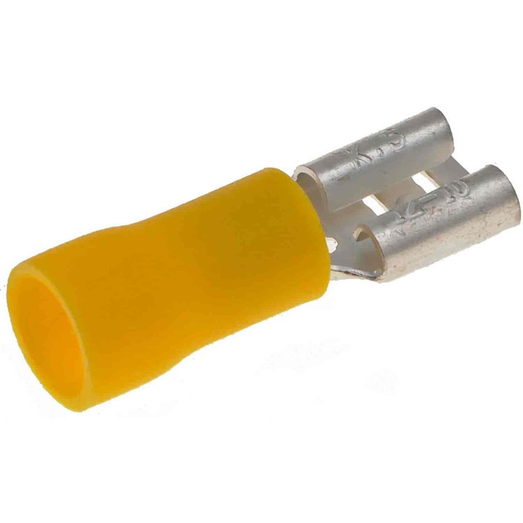 85454 12-10 Gauge Female Disconnect, .250 in., Yellow