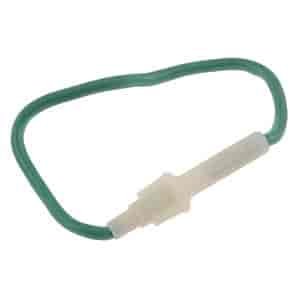 85663 10 Gauge With30 AMP Glass Style Fuse Holder; Green and White