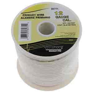 White Wire 12-Gauge 100-ft Length