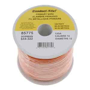 Orange Wire 12-Gauge 100-ft Length