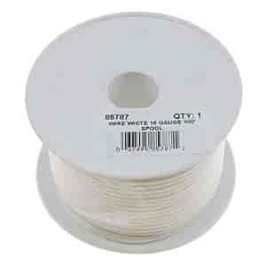White Wire 16-Gauge 100-ft Length