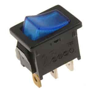 85916 Blue Glow Rectangular Style - Mini; Black