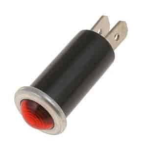 85938 Electrical Switches - Indicator Light - Round with Bezel Style - Red; Black and Silver