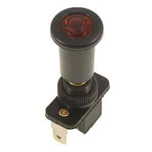 Push-Pull Red Glow Switch .250" disconnect terminals