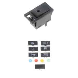 ROCKER 3PIN W/LENSES