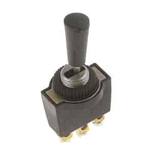 85970 Toggle on - Off - on Euro Style - 20 Amp Switch; Black