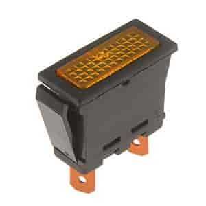 PANEL LIGHT RECT AMBER