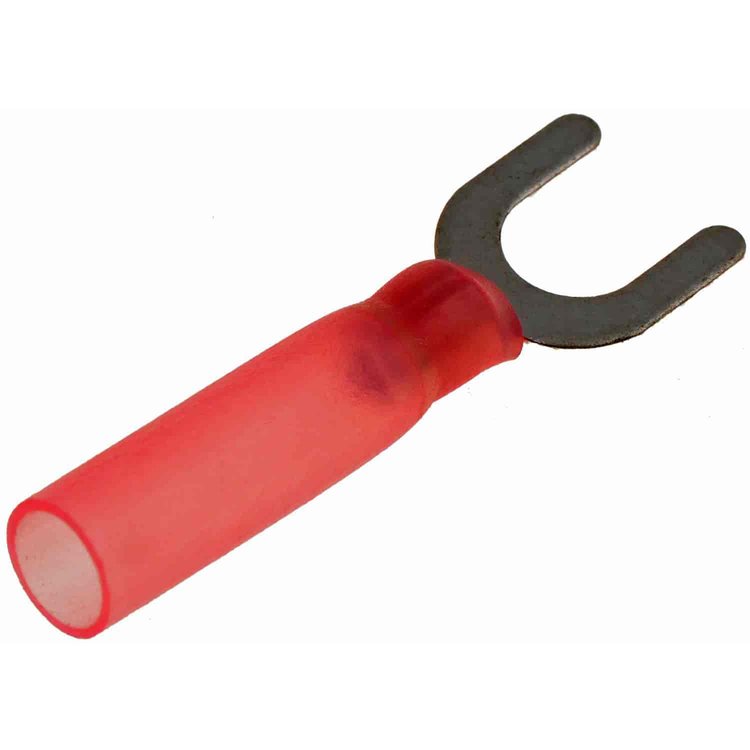 22-18 Gauge Spade Water Proof Terminal No. 10 Red