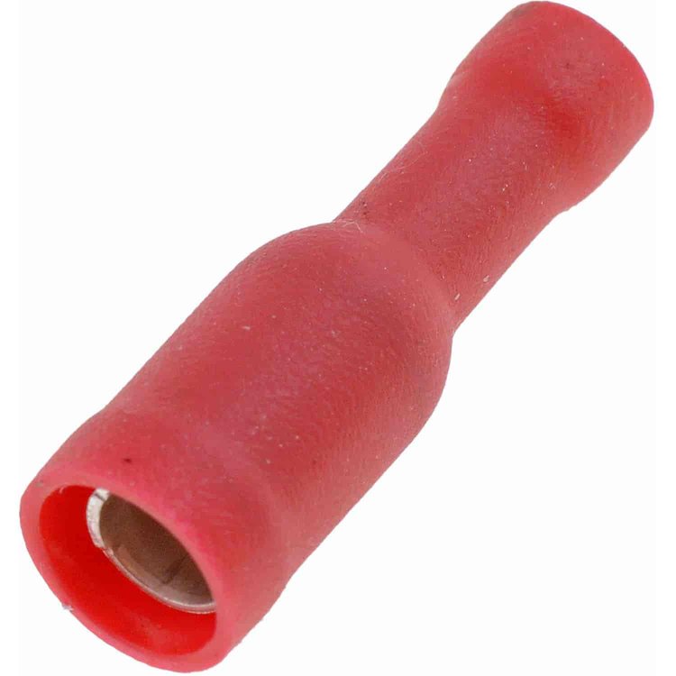 86419 22-18 Gauge Female Bullet Terminal, .157 in., Red