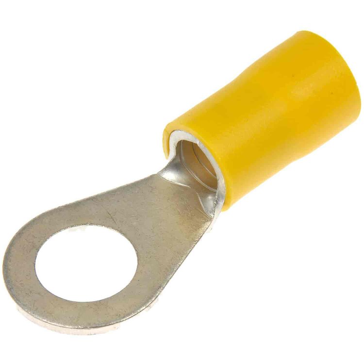 86462 4 Gauge Ring Terminal 1/2 Yellow