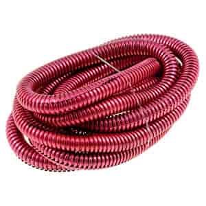 RED CHROME WIRE CONDUIT