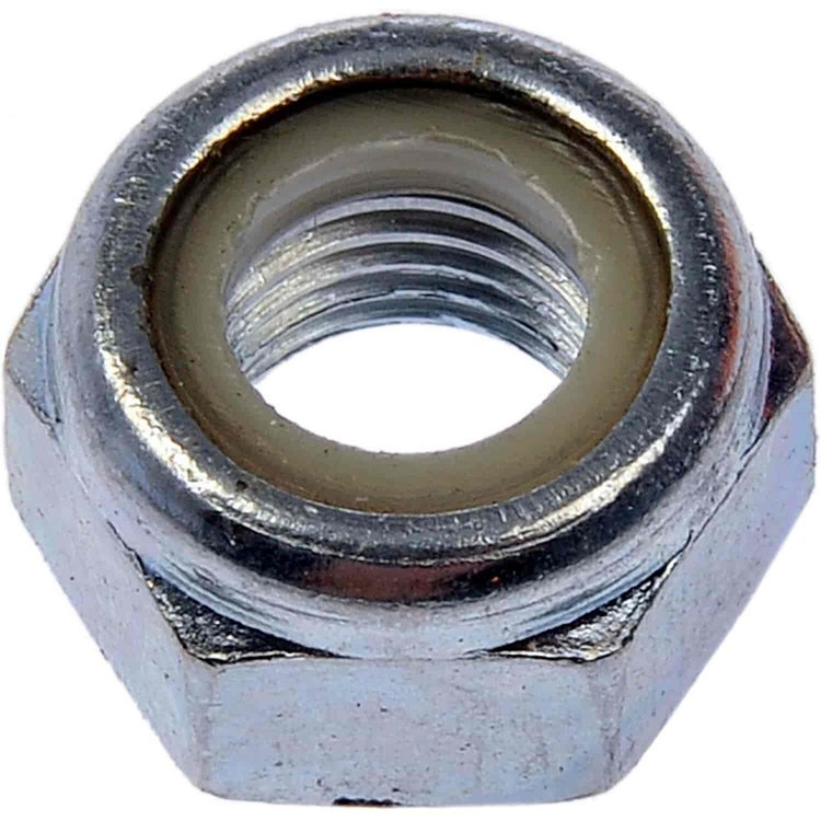 878-408 Hex Lock Nuts with Nylon Ring-Class 8- Thread Size M8-1.0, Height 8mm