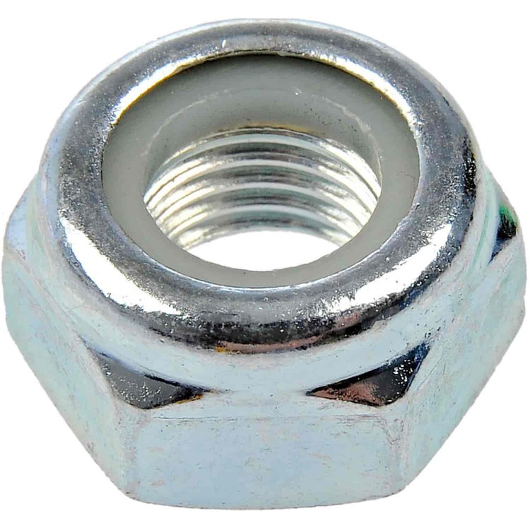 878-410 Hex Lock Nuts with Nylon Ring-Class 8- Thread Size M10-1.25, Height 10mm