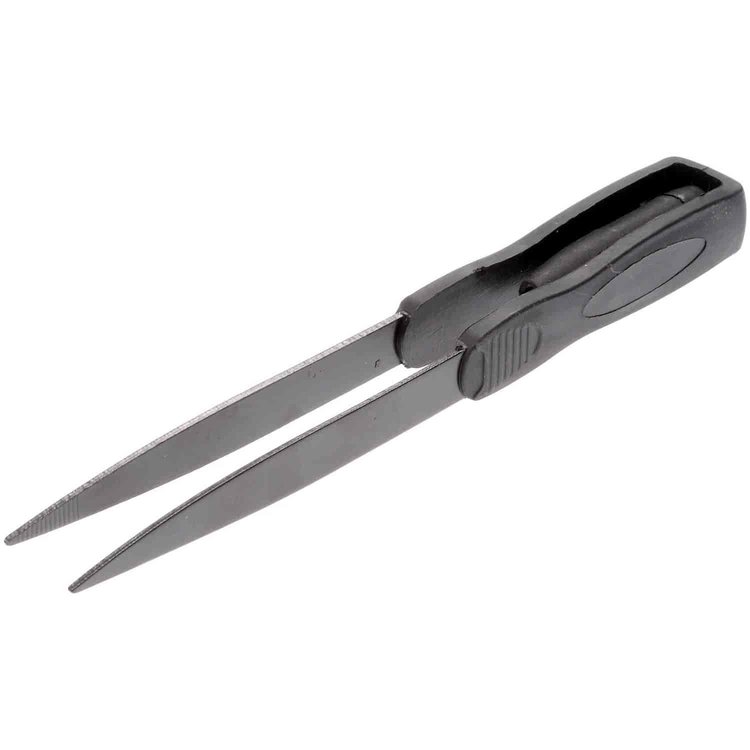 Angle Tip Illuminated Tweezer