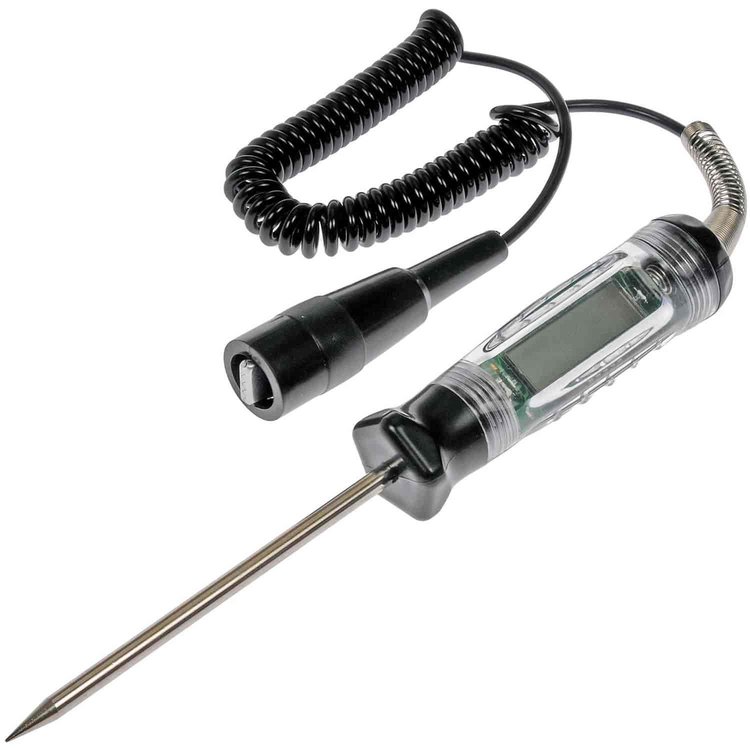 88058 Circuit Tester with Lcd Display; Black/clear