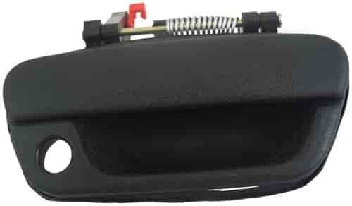 Exterior Door Handle Front Right Textured Black Plastic