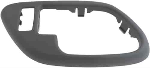 Interior Door Handle Front And Rear Left Handle Bezel With Lock Hole Gray