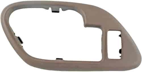 Interior Door Handle Front And Rear Left Handle Bezel With lock Brown Tan